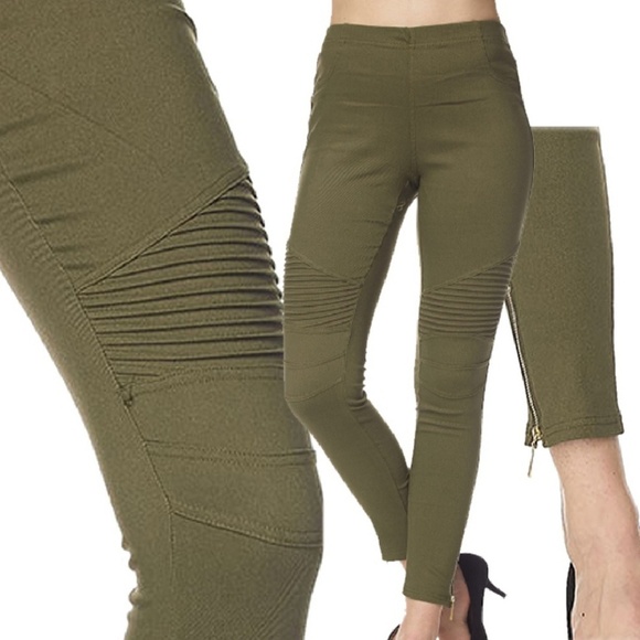 Plus Size Moto Jeggings - Picture 2 of 2